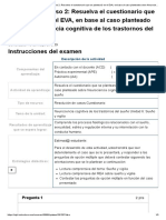 Resuelva El Cuestionario Que Se Planteará en El EVA, en Base Al Caso Planteado Sobre Neurociencia Cognitiva de Los Trastornos Del Sueño