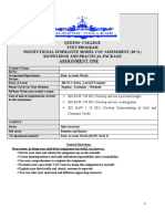 Accounting Level II - Third Term Assignement I