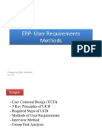 ERP - User Requirements (UCD)