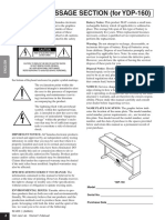 YDP-160 - YDP140 Owner S Manual-Paire