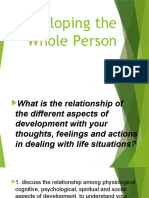 Developing The Whole Person