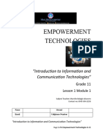 11 - 1 Emp. Tech Module CR