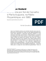 1980 - Entrevista A GODARD em Moçambique