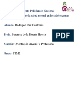 Investigacion Salud Mental en Los Adolescentes