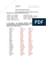 Acentuación Diptongos. Solucionario