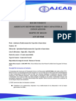 TDR Recrutement Assistant.e Rci