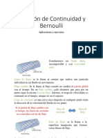 Ecuación de Continuidad y Bernoulli