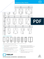 WIDELINE Entry Doors Aluminium Entry Frames Standard Size