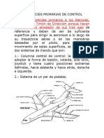 Tema 5 SUPERFICIES PRIMARIAS DE CONTROL