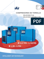 L37 RS - L132 RS L30 - L132: Compresores de Tornillo