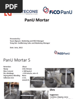 Newtecons - PanU Mortar