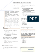 Evaluación Diagnóstica 1er Grado