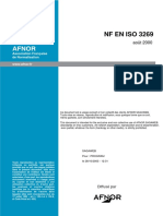 ISO 3269 (NF E25 006) Contrôle de Réception