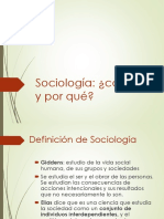 1) Qué Es La Sociología y Surgimiento de La Sociología