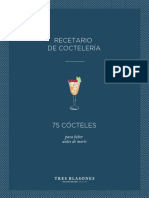 Recetario de Cocteleria - Tres Blasones Libro