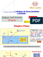 AULA - Dioptro, Lâminas e Prismas 