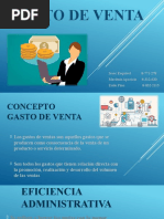 Gastos de Ventas PPT GRUPO N°6