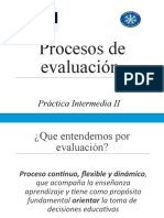 Evaluación de Aprendizajes