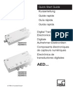 Quick Start Guide: AED9101D AED9501A