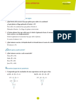 Solucionario Matematicas 1oESO Anaya TEMA 4 Los Numeros Enteros