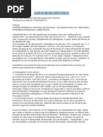 Formato de Recurso de Reclamacion