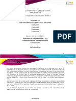 Plantilla Tarea 3 - Diagnóstico de La Educación Inclusiva