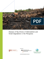 Analysis of Key Drivers of Deforestation and Forest Degradation in The Philippines