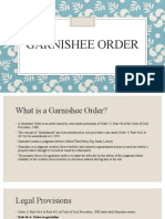 Garnishee Order