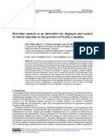 Real-Time Analysis As An Alternative For Diagnosis and Control of Vehicle Emissions in The Province of Ocaña, Colombia