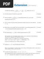 Binomial Extension HW