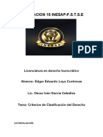 Tema Viii Criterios de Clasificacion Del Derecho