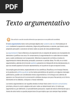 Texto Argumentativo - Wikipedia, La Enciclopedia Libre