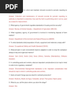 Oral Questions in Ruminants