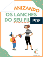 Planner Organizando Os Lanches