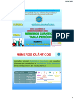 Números Cuánticos Y Tabla Periódica