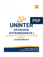 Roteiro de Atividade Extensionista I - 2022VB1