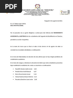 Informe de Rendimiento y Asistencia A DECE