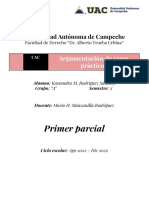 Argumentación de Casos Prácticos