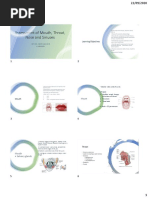 STUDENTS' NOTES ON Assessment of Mouth, Throat, Nose and