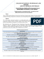 Scie121 - Course Outline