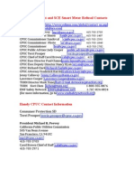 SCE Smart Meter Complaint Contacts