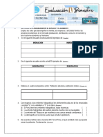 Examen Final de Geografía - IV Bimestre