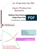 Petroleum Engineering 325 Petroleum Production Systems: Wellbore Flow Performance I Single-Phase Flow