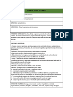 Manual de Funciones - Gerente General