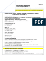 Ficha de Datos de Seguridad: SECCIÓN 1: Identificación de La Sustancia o La Mezcla y de La Sociedad o La Empresa