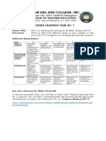 Flexible Learning Tasks' Guide - TTL2