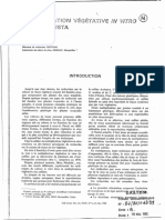 Multiplication Végétative in Vitro de L'arabusta