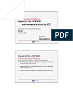 Impact of The UCP 600 and Measures Taken by ICC