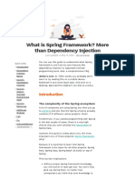 What Is Spring Framework