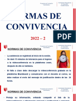 Normas de Convivencia Virtual - 2022 - 2